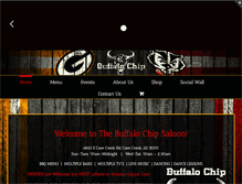 Tablet Screenshot of buffalochipsaloon.com